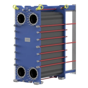 Intercambiador de placas T45-FM - Modelo gigante (3540x1782 mm) para 11 bar (159 psi) de presión
