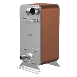 Intercambiador de calor soldado Alfa Laval modelo AC230EQ con dimensiones 490mm x 250mm y presión máxima de 45 bar