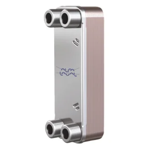 Intercambiador de calor soldado CB16, medidas: 209.5 mm alto, 73.5 mm ancho, máx. presión 32 bar
