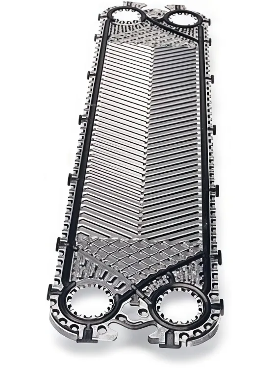 Tipos de placas para intercambiadores de calor BaseLine Alfa Laval con patrón en espiga y placas Gemini