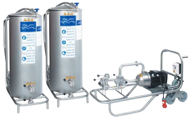 Servicio de limpieza en sitio CIP para intercambiadores de calor Alfa Laval